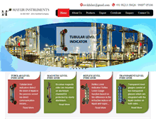 Tablet Screenshot of mayurinstruments.com